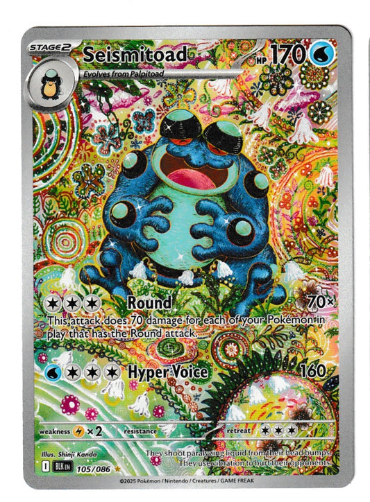 Seismitoad #105 - Pokémon Black Bolt