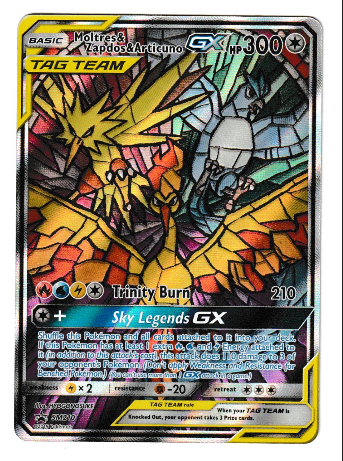 Moltres & Zapdos & Articuno GX #SM210 - Pokémon Promo
