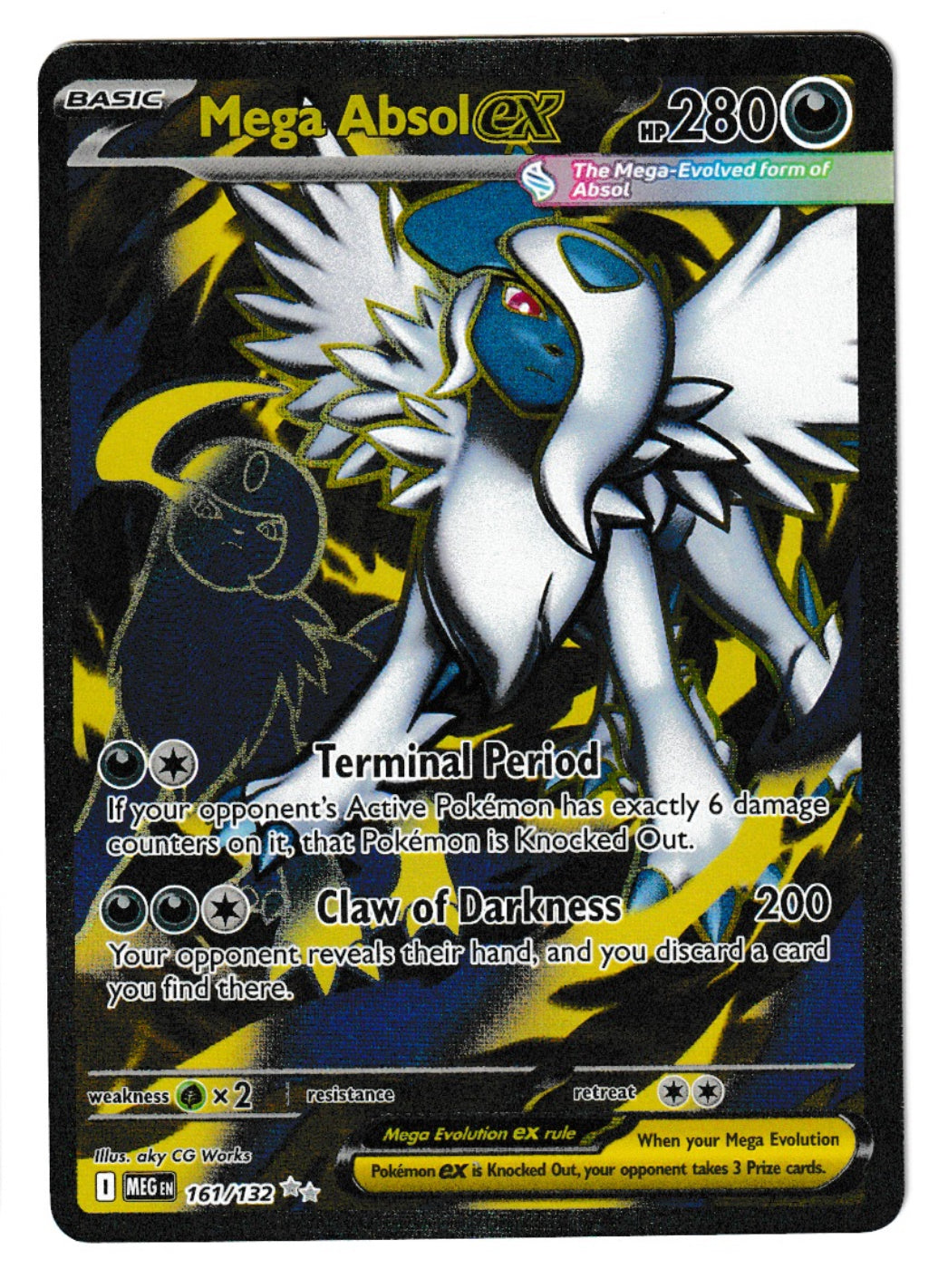 Mega Absol Ex #161 - Pokémon Mega Evolution