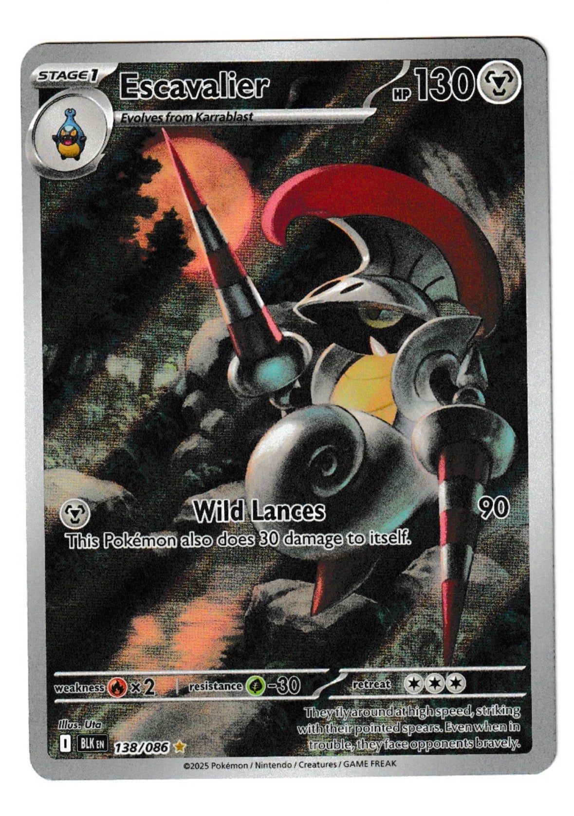 Escavalier #138 - Pokémon Black Bolt
