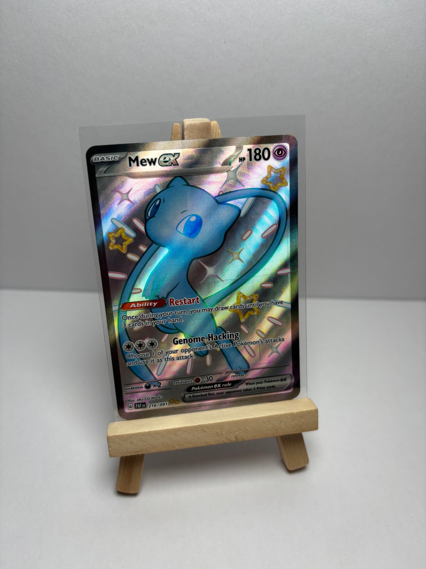 Mew ex #216 - Pokémon Paldean Fates