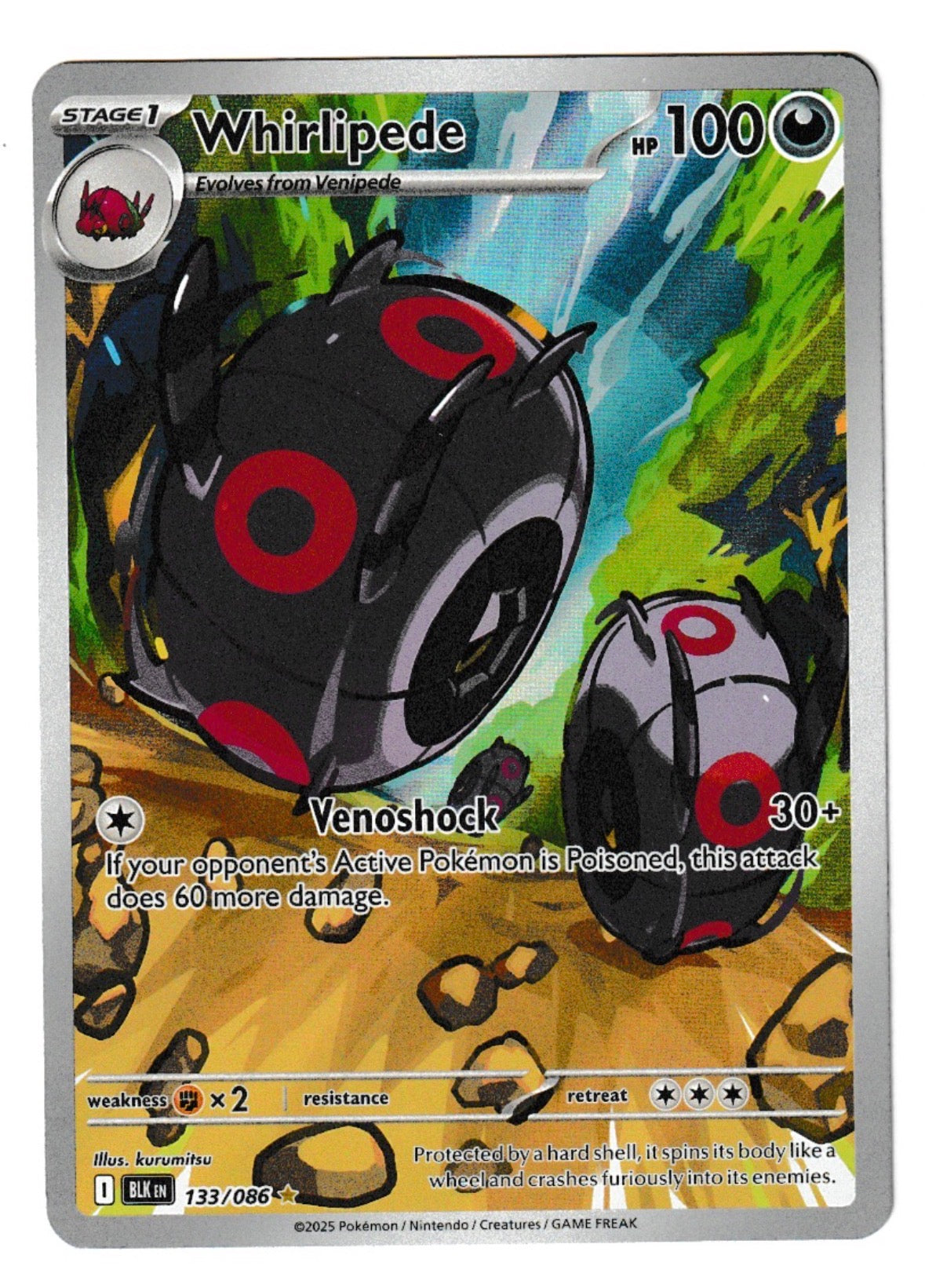 Whirlipede #133 - Pokémon Black Bolt