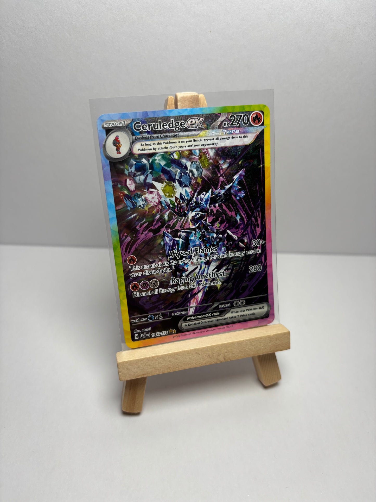 Ceruledge ex #147 - Pokémon Prismatic Evolutions