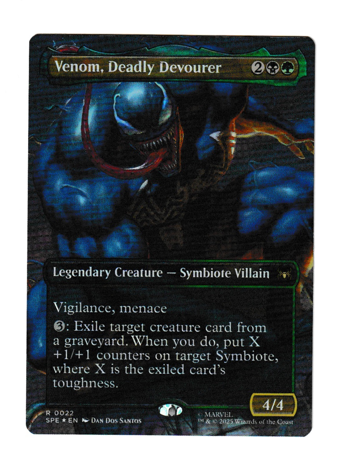 Venom, Deadly Devourer [Foil] #22 - Magic Marvel Spider-Man Eternal