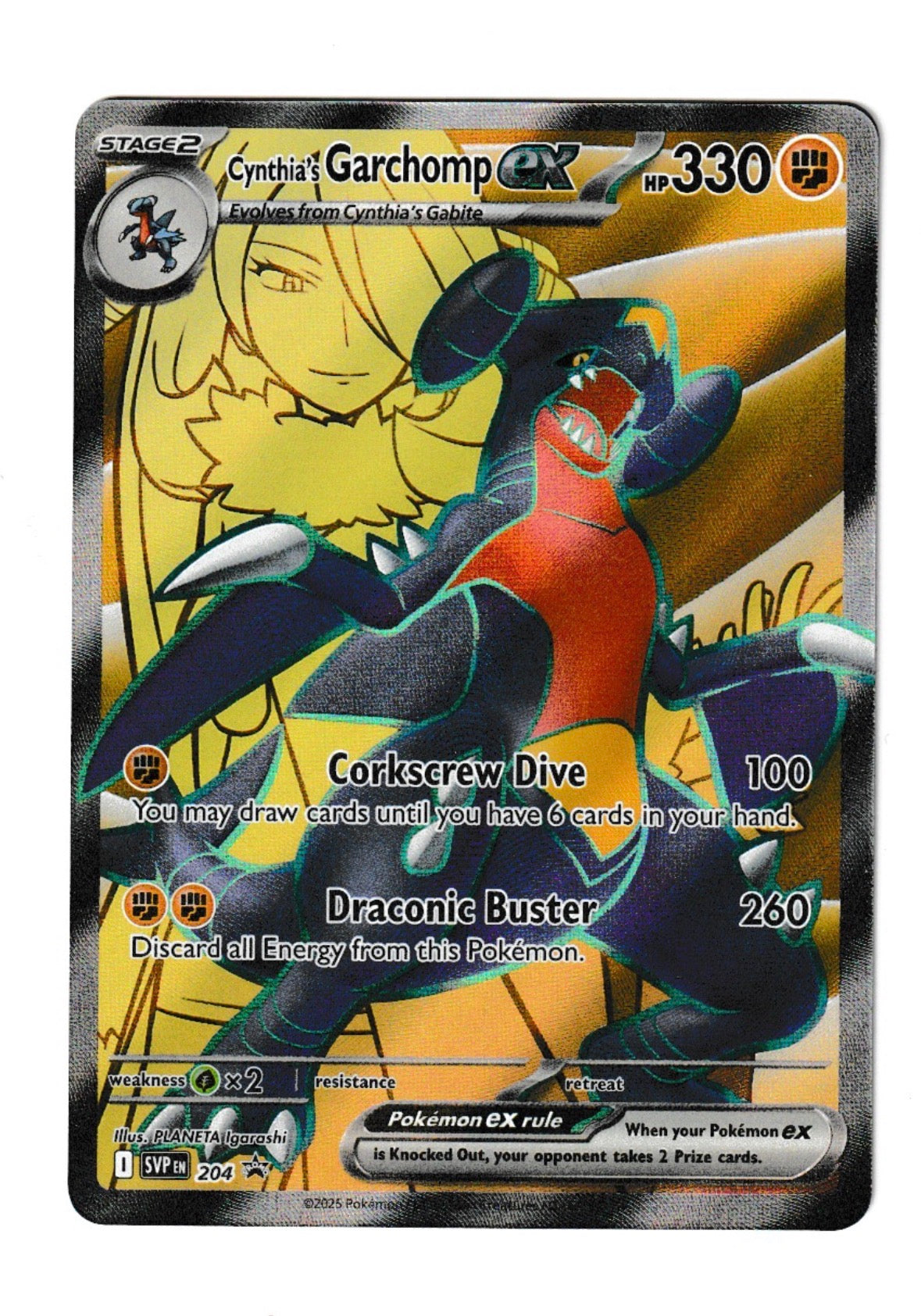 Cynthia's Garchomp ex #204 - SV: Scarlet & Violet Promo Cards