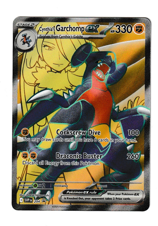 Cynthia's Garchomp ex #204 - SV: Scarlet & Violet Promo Cards