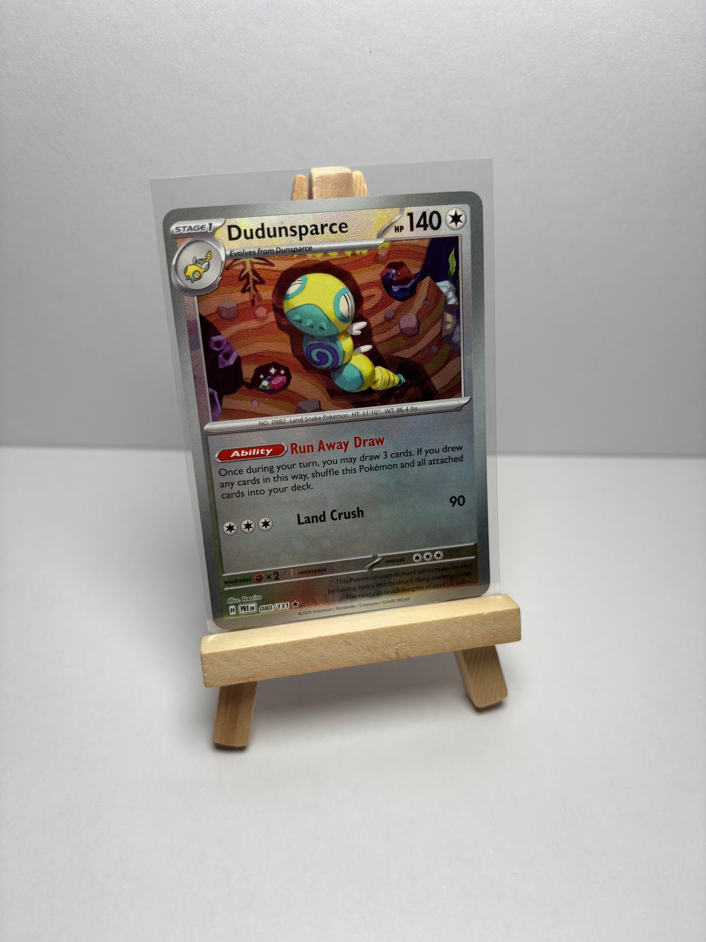Dudunsparce [Master Ball] #80 - Pokémon Prismatic Evolutions