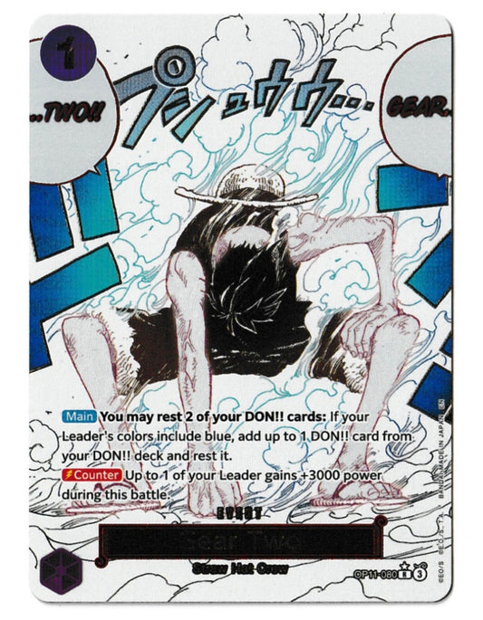 Gear Two [Alternate Art] OP11-080 - One Piece Fist of Divine Speed
