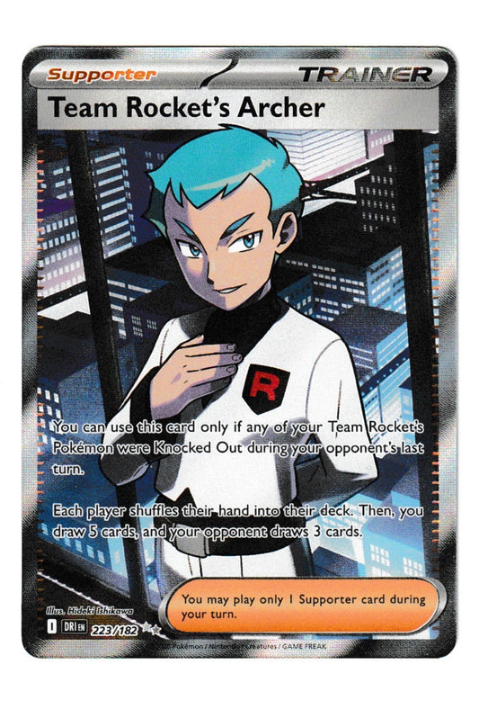 Team Rocket's Archer #223 - SV10: Destined Rivals