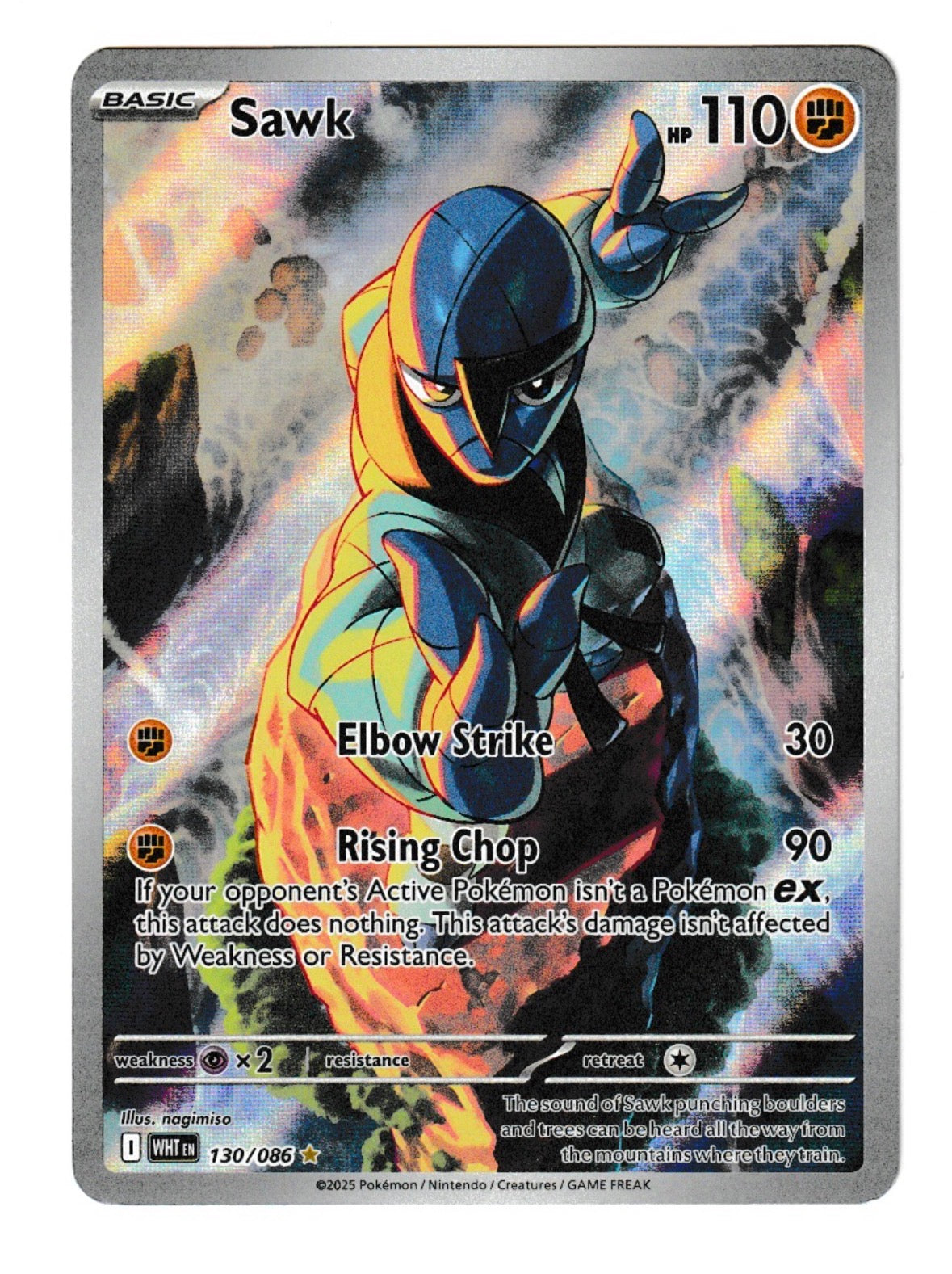 Sawk #130 - Pokémon White Flare