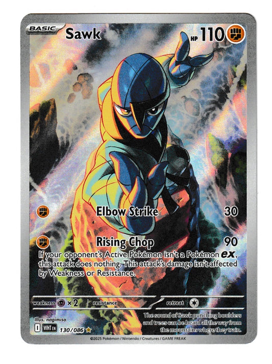 Sawk #130 - Pokémon White Flare