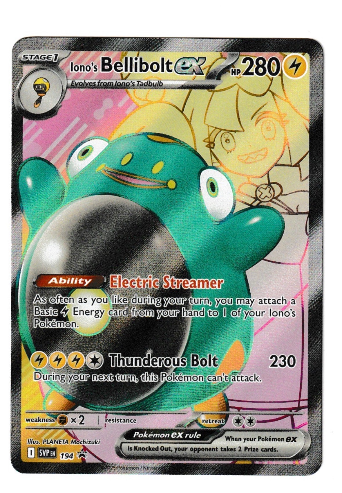 Iono's Bellibolt ex #194 - Scarlet & Violet Promo Cards