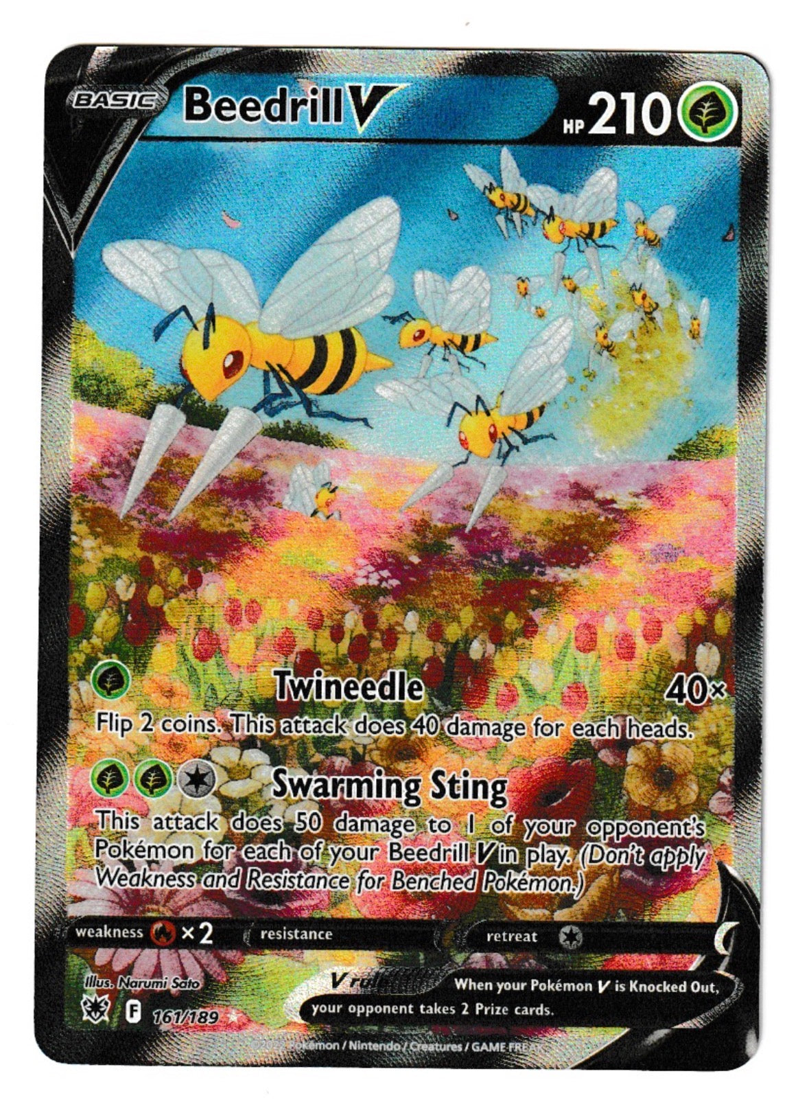 Beedrill V #161 - Pokémon Astral Radiance