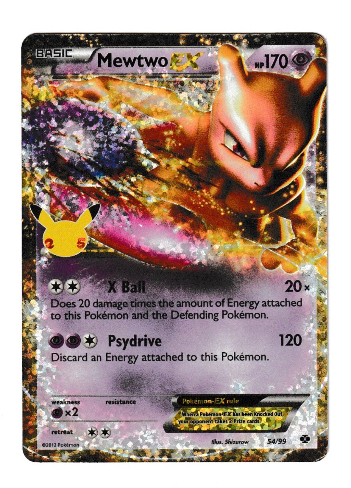 Mewtwo EX #54 - Celebrations