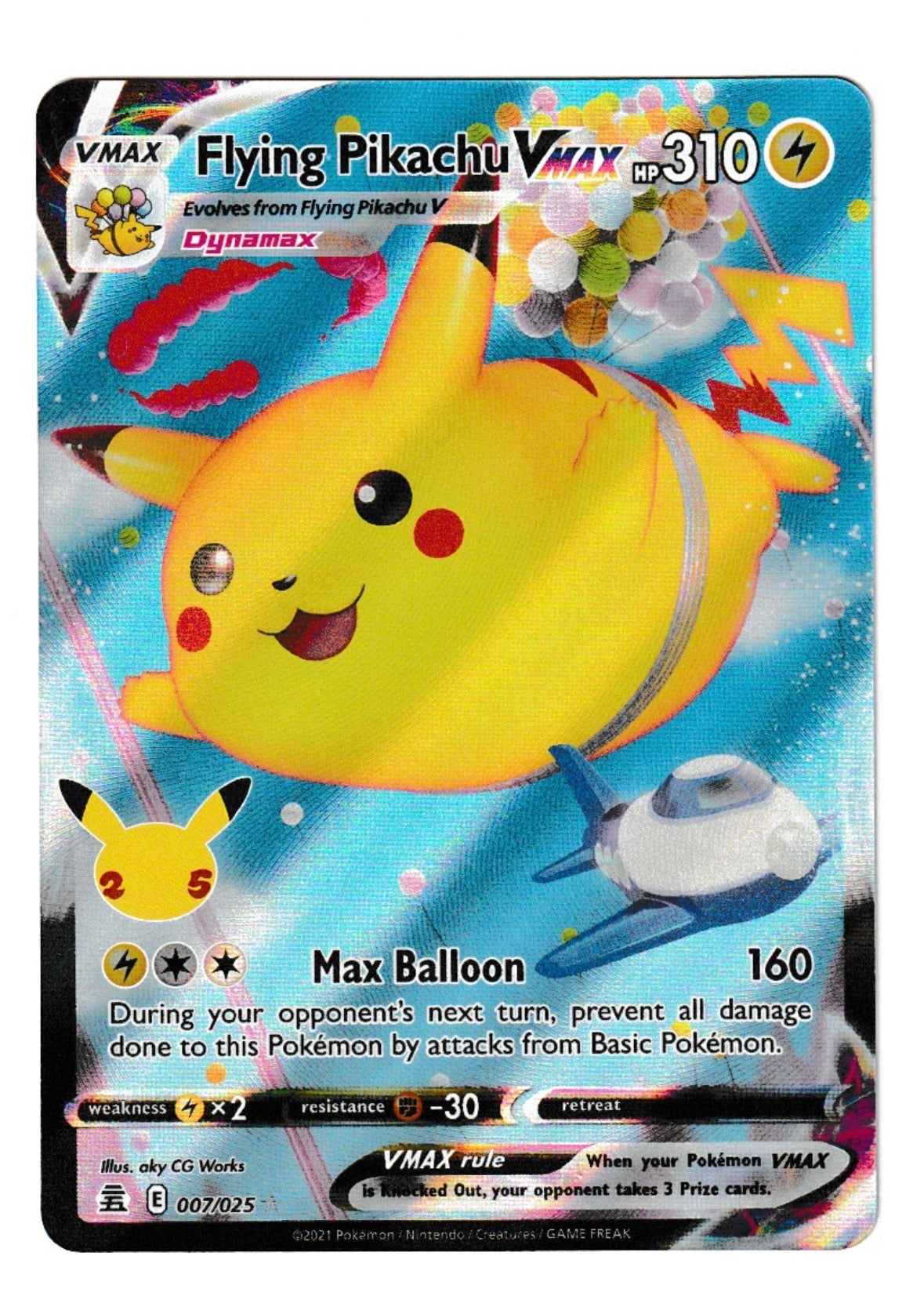 Flying Pikachu VMAX #7 - Celebrations