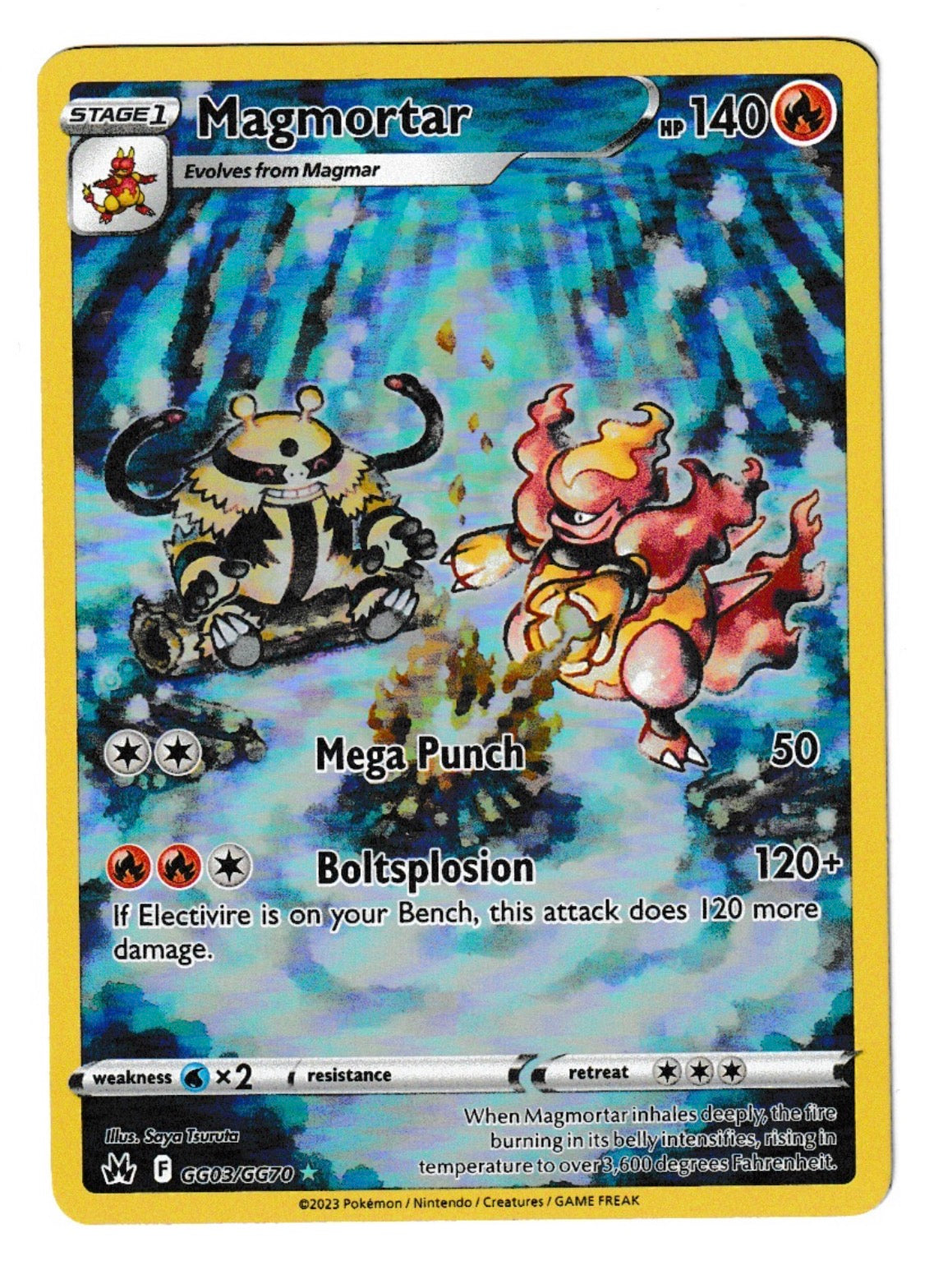 Magmortar #GG03 - Pokémon Crown Zenith
